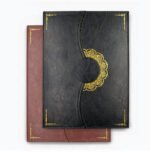 A4 Certificate Folder with Gold Plate – Premium Custom Award Certificate Holder