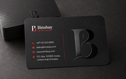 Executive Spot UV Business Card