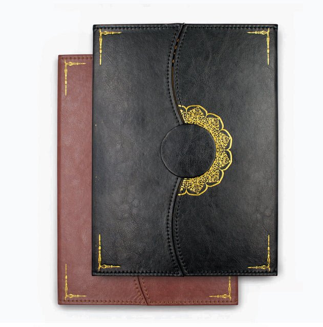 1 A4 Certificate Folder with Gold Plate – Premium Custom Award Certificate Holder - Image 1