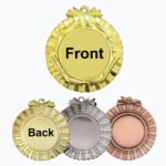 Large Medal with Multi-Color Ribbon – Custom Championship Award Medal - Image 3