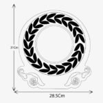 Premium Wooden Leaf Award Trophy with Round Metal Plate & Luxury Wooden Box - Image 6