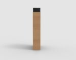 Eco Swirl Recycled Award – Sustainable Black Crystal Recognition Trophy - Image 3